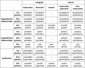 Past tense conjugation of Polish verbs of motion “iść” and “jechać”