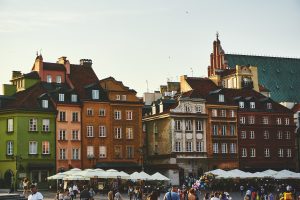 Plac Zamkowy, Warsaw, Poland. Photo by Alexey Topolyanskiy.