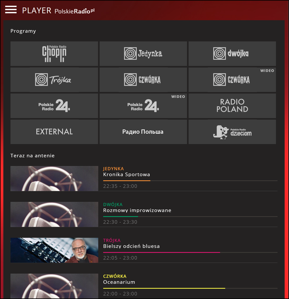 Polskie Radio screenshot