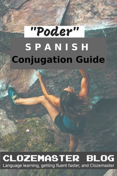 Poder Conjugation Chart