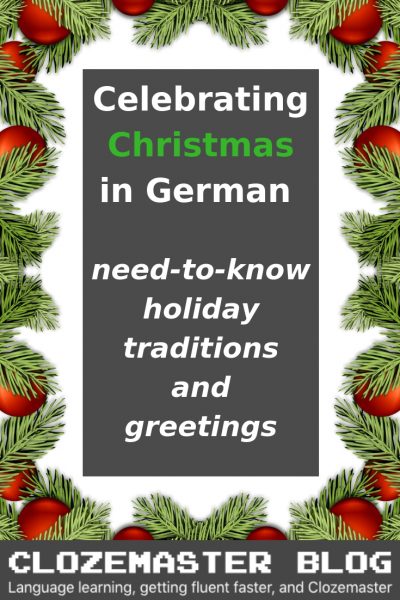 essay on christmas in german